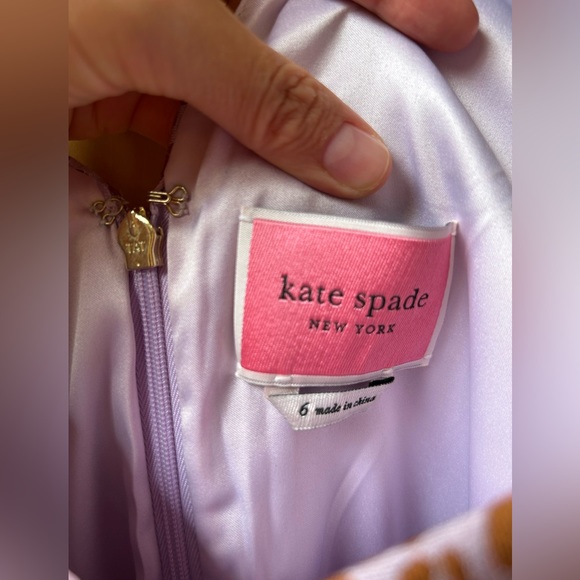 KATE SPADE FLORA LEOPARD MIDI DRESS SIZE 6 - Picture 6 of 9